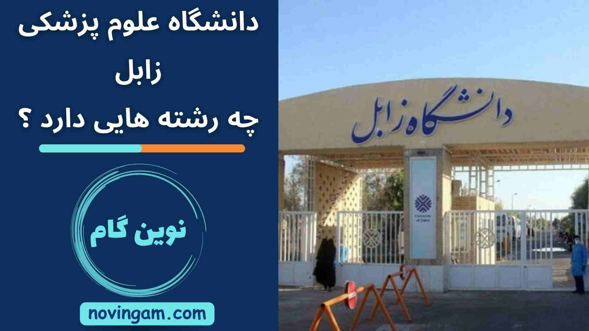 دانشگاه علوم پزشکی زابل چه رشته هایی دارد ؟