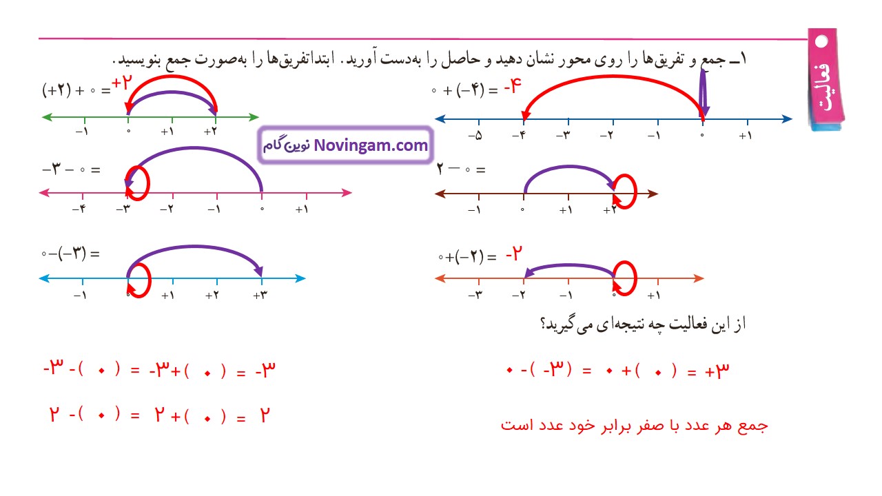 جواب صفحه ۱۶ ریاضی هفتم قسمت اول