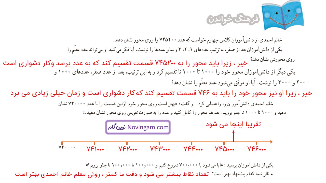 جواب صفحه ۲۰ و ۲۱ و ۲۲ ریاضی چهارم قسمت ششم