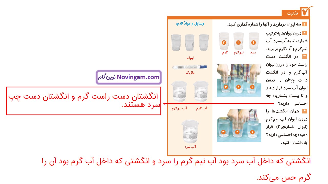 جواب صفحه ۳۸ علوم چهارم