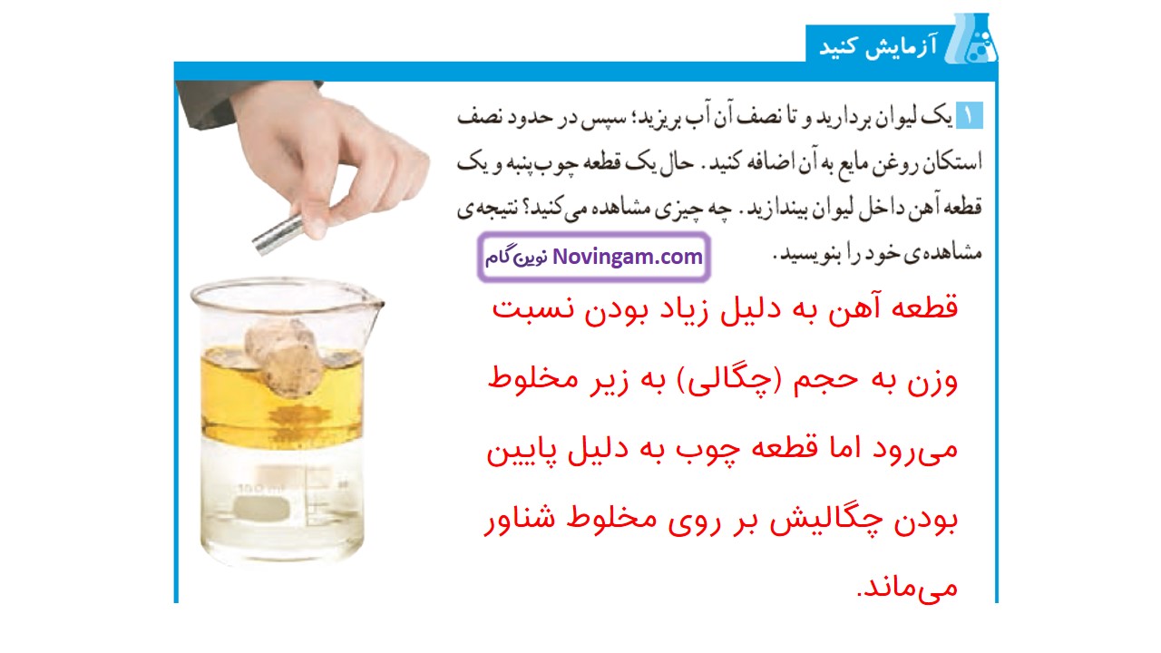 جواب صفحه 20 و 21 علوم ششم قسمت اول