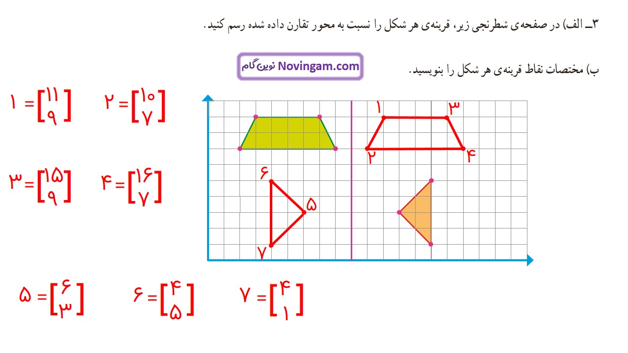 جواب صفحه ۸۲ ریاضی ششم قسمت دوم
