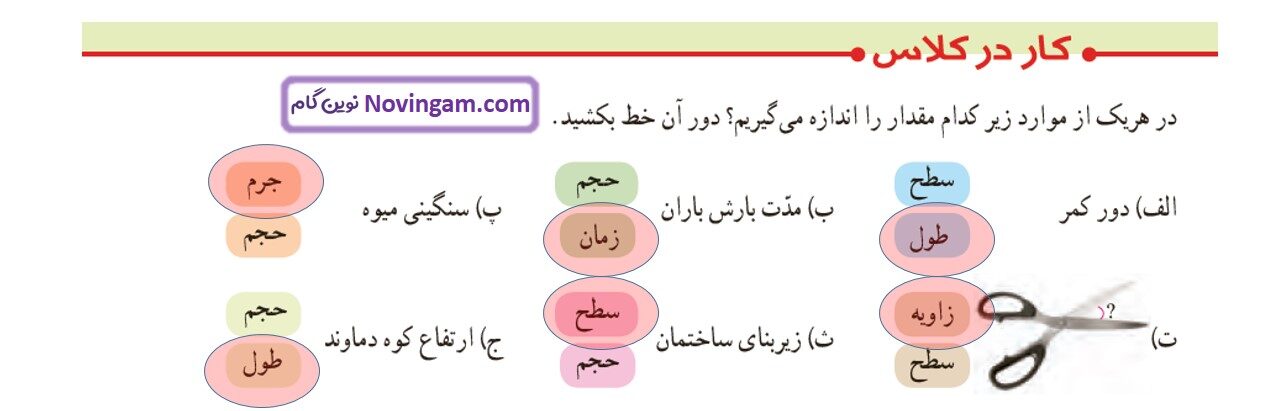 جواب صفحه ۸۹ ریاضی ششم قسمت اول