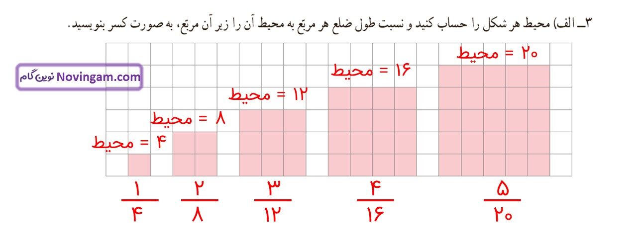 جواب صفحه ۱۱۰ و ۱۱۱ ریاضی ششم قسمت سوم