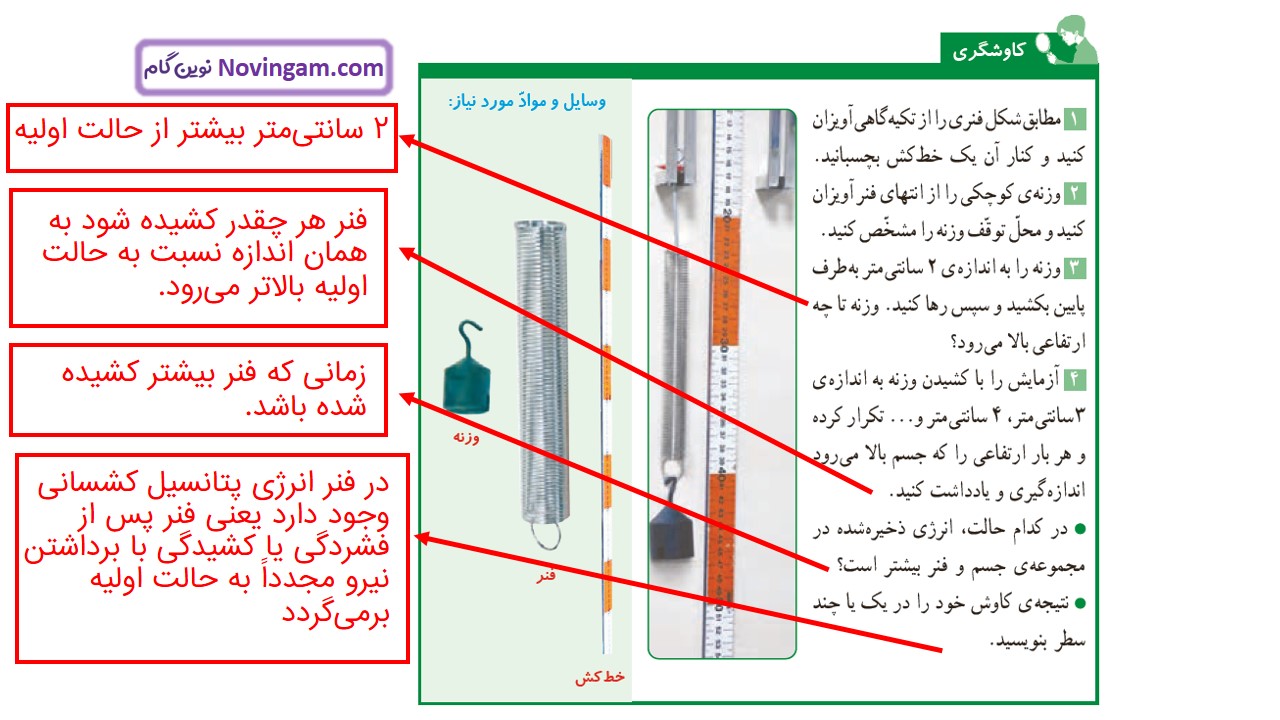 جواب صفحه ۶۹ علوم ششم قسمت اول