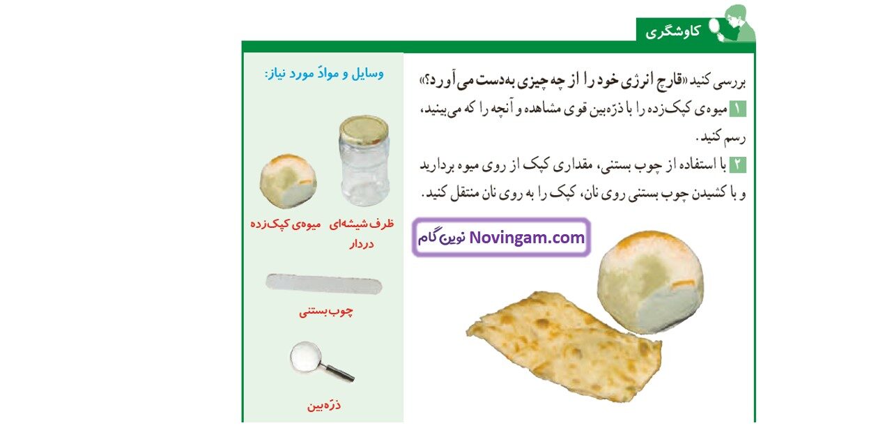 جواب صفحه ۸۶ و ۸۷ علوم ششم قسمت اول