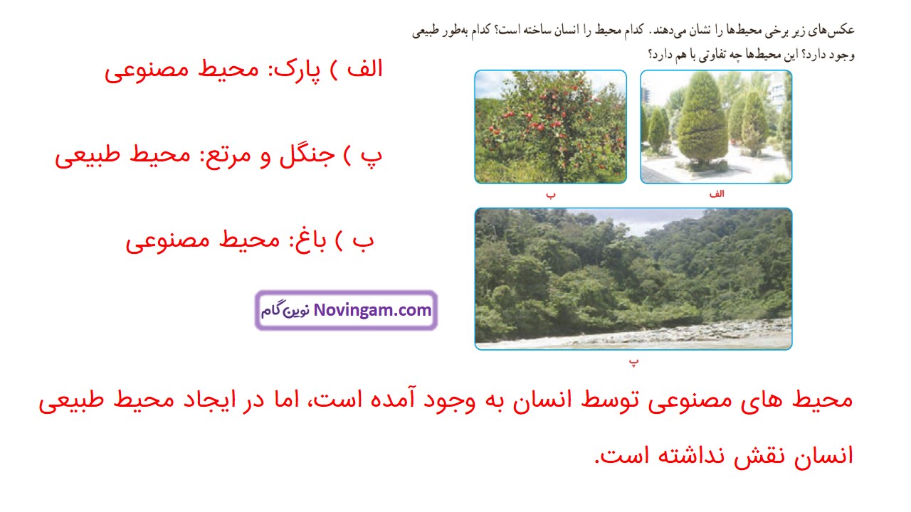 جواب صفحه ۹۰ علوم ششم قسمت اول