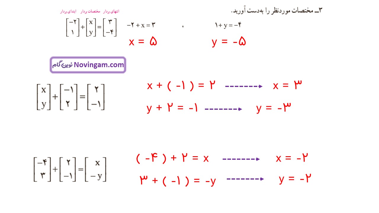 جواب صفحه ۱۰۸ ریاضی هفتم قسمت دوم