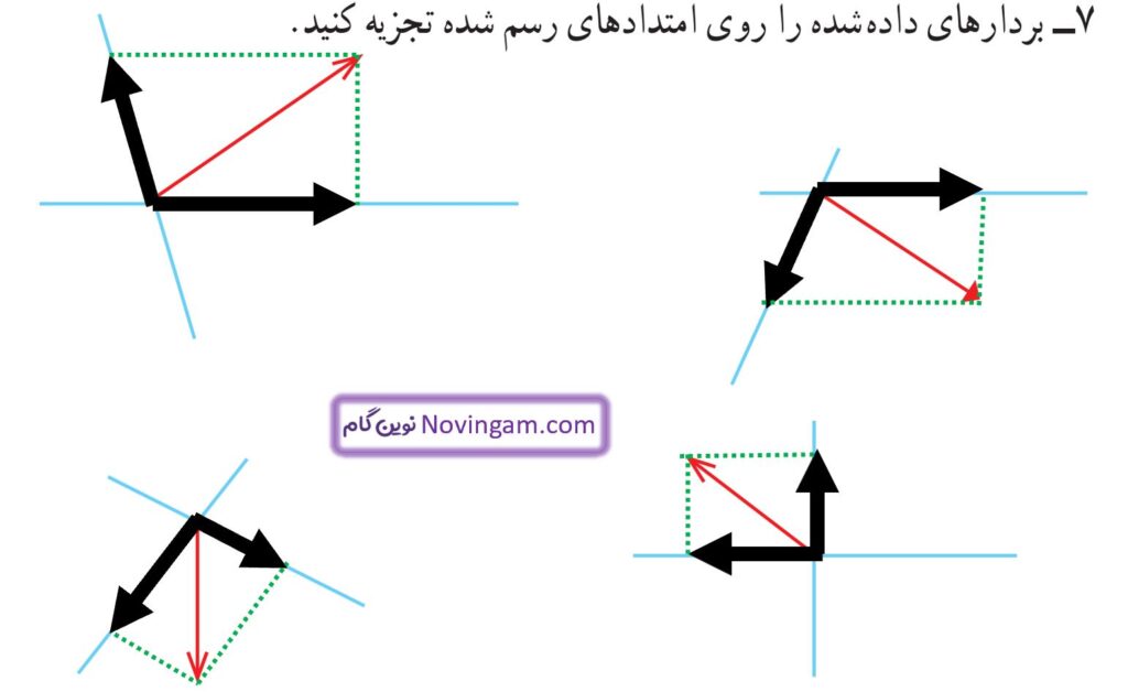جواب تمرین صفحه 76 و 77 ریاضی هشتم قسمت 7