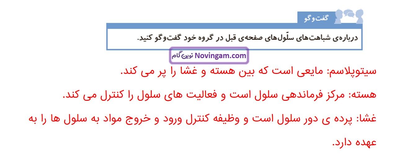 جواب صفحه ۷۹ و ۸۰ علوم چهارم قسمت اول