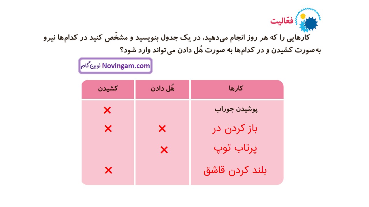 جواب صفحه ۸۱ و ۸۲ علوم سوم قسمت دوم