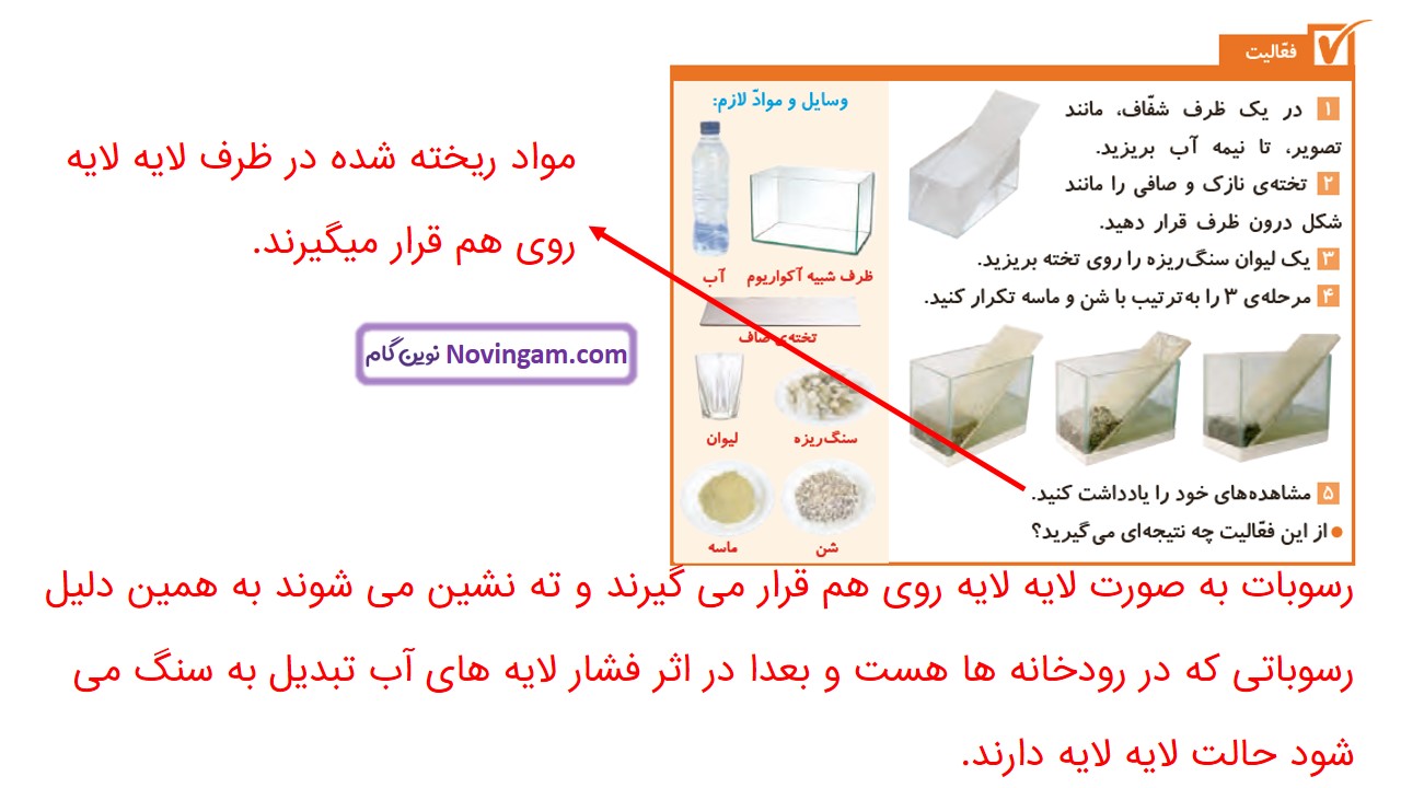 جواب صفحه ۵۰ و ۵۱ علوم چهارم قسمت ششم