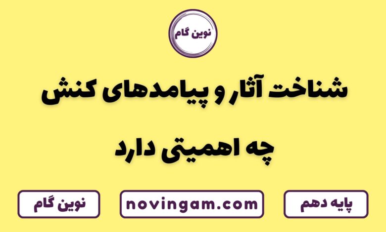 اهمیت شناخت آثار و پیامد کنش