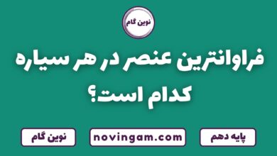 فراوانترین عنصر هر سیاره