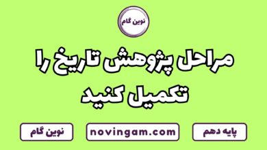 مراحل پژوهش تاریخ