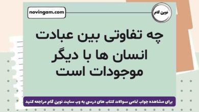 چه تفاوتی بین عبادت انسان ‌ها با دیگر موجودات است