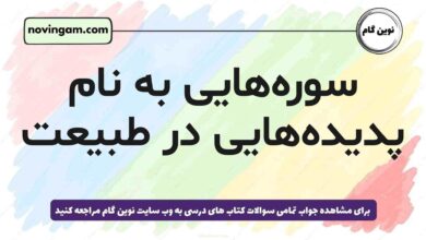 سوره‌هایی به نام پدیده‌هایی در طبیعت هدیه پنجم
