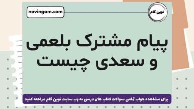 پیام مشترک بلعمی و سعدی چیست