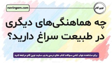 چه هماهنگی‌های دیگری در طبیعت سراغ دارید