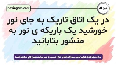 در یک اتاق تاریک به جای نور خورشید یک باریکه ی نور به منشور بتابانید