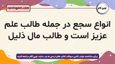 انواع سجع در جمله طالب علم عزیز است و طالب مال ذلیل