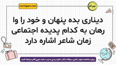 دیناری بده پنهان و خود را وا رهان به کدام پدیده اجتماعی زمان شاعر اشاره دارد