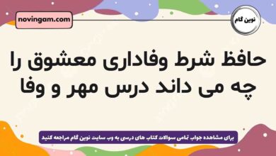حافظ شرط وفاداری معشوق را چه می داند درس مهر و وفا