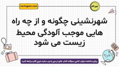 شهرنشینی چگونه و از چه راه هایی موجب آلودگی محیط زیست می شود