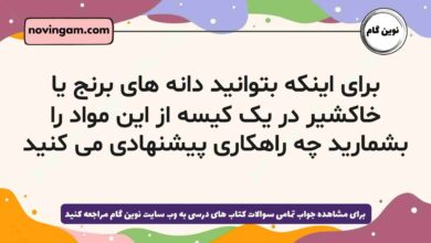 برای اینکه بتوانید دانه های برنج یا خاکشیر در یک کیسه از این مواد را بشمارید چه راهکاری پیشنهادی می کنید
