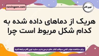 هریک از دماهای داده شده به کدام شکل مربوط است چرا
