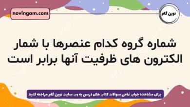 شماره گروه کدام عنصرها با شمار الکترون های ظرفیت آنها برابر است