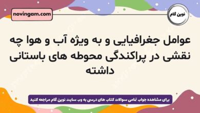 عوامل جغرافیایی و به ویژه آب و هوا چه نقشی در پراکندگی محوطه های باستانی داشته