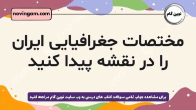 مختصات جغرافیایی ایران را در نقشە پیدا کنید
