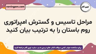مراحل تاسیس و گسترش امپراتوری روم باستان را به ترتیب بیان کنید