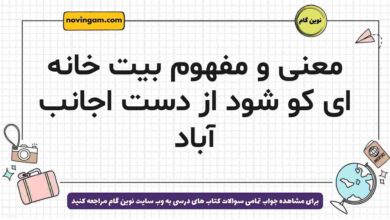 معنی و مفهوم بیت خانه ای کو شود از دست اجانب آباد