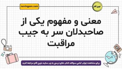 معنی و مفهوم یکی از صاحبدلان سر به جیب مراقبت