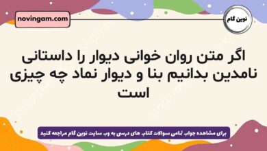 اگر متن روان خوانی دیوار را داستانی نامدین بدانیم بنا و دیوار نماد چه چیزی است