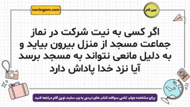 اگر کسی به نیت شرکت در نماز جماعت مسجد از منزل بیرون بیاید و به دلیل مانعی نتواند به مسجد برسد آیا نزد خدا پاداش دارد
