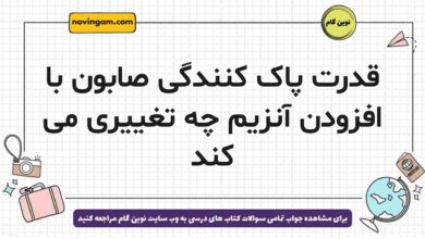 قدرت پاک کنندگی صابون با افزودن آنزیم چه تغییری می کند