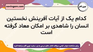 کدام یک از آیات آفرینش نخستین انسان را شاهدی بر امکان معاد گرفته است
